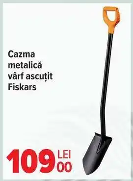 Cazma metalică vârf ascuțit Fiskars