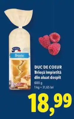 Lidl DUC DE COEUR Brioșă împletită din aluat dospit Ofertă