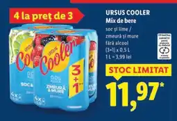Lidl Ursus Cooler Mix de bere Ofertă
