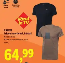 Lidl CRIVIT Tricou funcțional, bărbați Ofertă