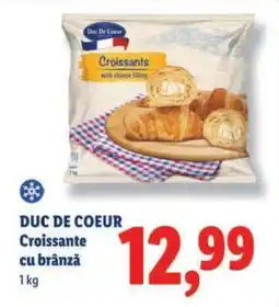 Lidl DUC DE COEUR Croissante cu brânză Ofertă