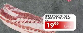 Piept porc cu os si slanina refrigerat vrac