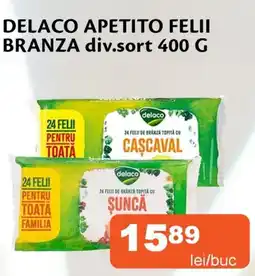 Unicarm Delaco apetito felii branza div.sort Ofertă