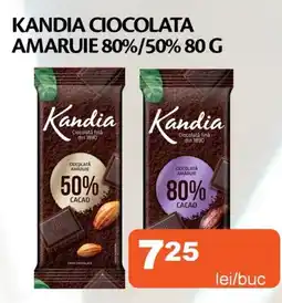 Unicarm Kandia ciocolata amaruie 80%/50% Ofertă