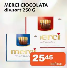 Unicarm Merci ciocolata div.sort Ofertă