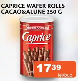 Unicarm Caprice wafer rolls cacao&alune Ofertă