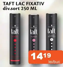 Unicarm Taft lac fixativ div.sort Ofertă