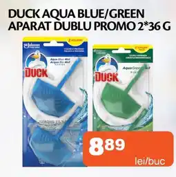 Unicarm Duck aqua blue/green aparat dublu promo Ofertă
