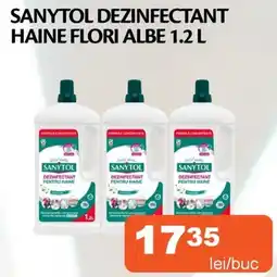 Unicarm Sanytol dezinfectant haine flori albe Ofertă