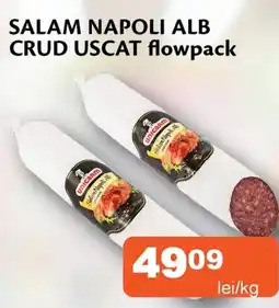Unicarm Salam napoli alb crud uscat flowpack Ofertă