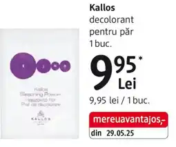 DM Kallos decolorant pentru păr Ofertă