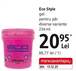 DM Eco Style gel pentru păr Ofertă