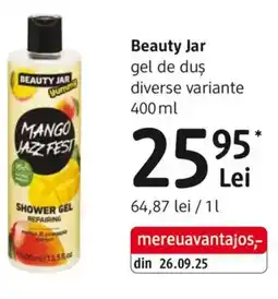 DM Beauty Jar gel de duş Ofertă