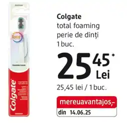 DM Colgate total foaming perie de dinți Ofertă