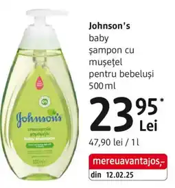 DM Johnson's baby Şampon cu muşeţel pentru bebeluşi Ofertă
