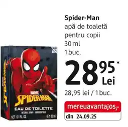 DM Spider-Man apă de toaletă pentru copii Ofertă
