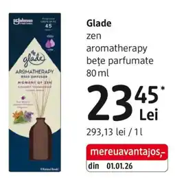 DM Glade zen aromatherapy beţe parfumate Ofertă