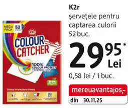 DM K2r şerveţele pentru captarea culorii Ofertă