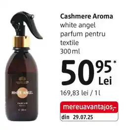 DM Cashmere Aroma white angel parfum pentru textile Ofertă