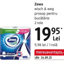 DM Zewa wisch & weg prosop pentru bucătărie Ofertă
