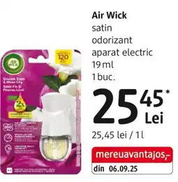DM Air Wick satin odorizant aparat electric Ofertă