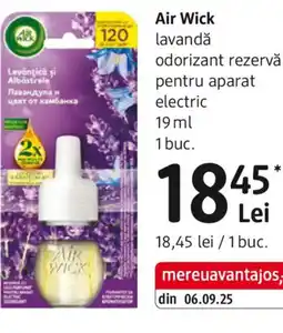 DM Air Wick lavandă odorizant rezervă pentru aparat electric Ofertă