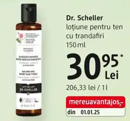 DM Dr. Scheller loţiune pentru ten cu trandafiri Ofertă
