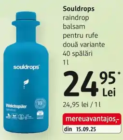 DM Souldrops raindrop balsam pentru rufe Ofertă