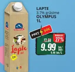 Diana Supermarket Lapte 3.7% grăsime OLYMPUS Ofertă