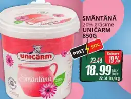 Diana Supermarket Smântână 20% grăsime UNICARM Ofertă