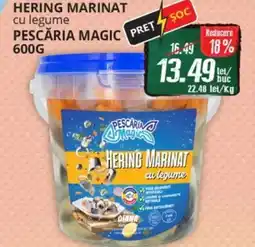 Diana Supermarket Hering marinat cu legume PESCĂRIA MAGIC Ofertă