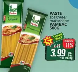 Diana Supermarket Paste spaghete/ macaroane PAMBAC Ofertă