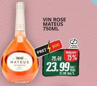 Diana Supermarket Vin rose mateus Ofertă