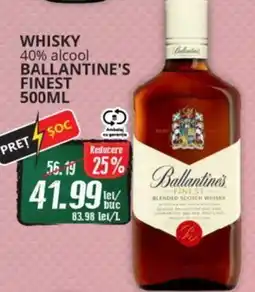 Diana Supermarket Whisky 40% alcool BALLANTINE'S FINEST Ofertă
