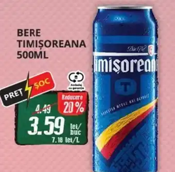 Diana Supermarket Bere TIMIȘOREANA Ofertă