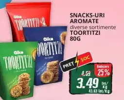 Diana Supermarket Snacks-uri aromate TOORTITZI Ofertă