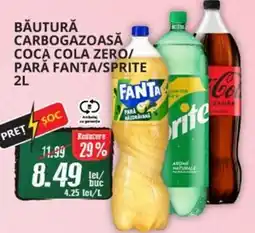 Diana Supermarket Băutură carbogazoasă COCA COLA ZERO/ PARA FANTA/SPRITE Ofertă