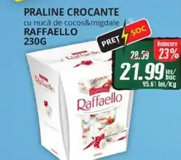 Diana Supermarket Praline crocante cu nucă de cocos&migdale RAFFAELLO Ofertă