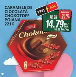 Diana Supermarket Caramele de ciocolată chokotoff poiana Ofertă