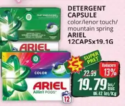 Diana Supermarket Detergent capsule color/lenor touch/ mountain spring ARIEL Ofertă