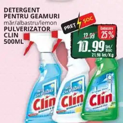 Diana Supermarket Detergent pentru geamuri măr/albastru/lemon pulverizator CLIN Ofertă