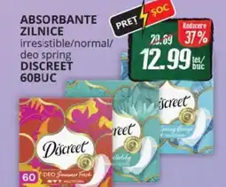 Diana Supermarket Absorbante zilnice irresistible/normal/ deo spring DISCREET Ofertă