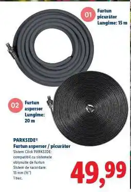 Lidl PARKSIDE Furtun aspersor / picurător Ofertă