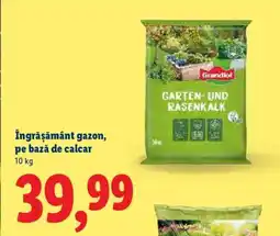 Lidl Îngrășământ gazon, pe bază de calcar Ofertă