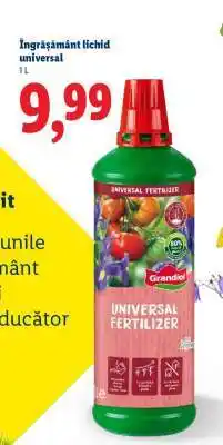 Lidl Îngrășământ lichid universal Ofertă