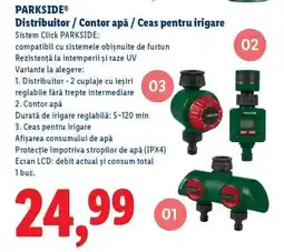 Lidl PARKSIDE Distribuitor / Contor apă / Ceas pentru irigare Ofertă