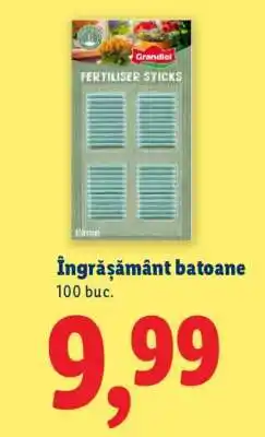 Lidl Îngrășământ batoane Ofertă