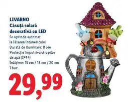 Lidl LIVARNO Căsuță solară decorativă cu LED Ofertă