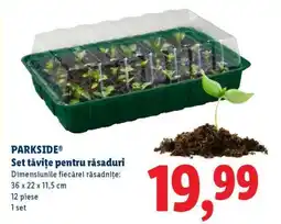 Lidl PARKSIDE Set tăvițe pentru răsaduri Ofertă