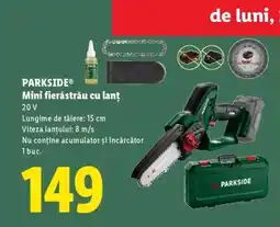 Lidl PARKSIDE Mini fierăstrău cu lanț Ofertă